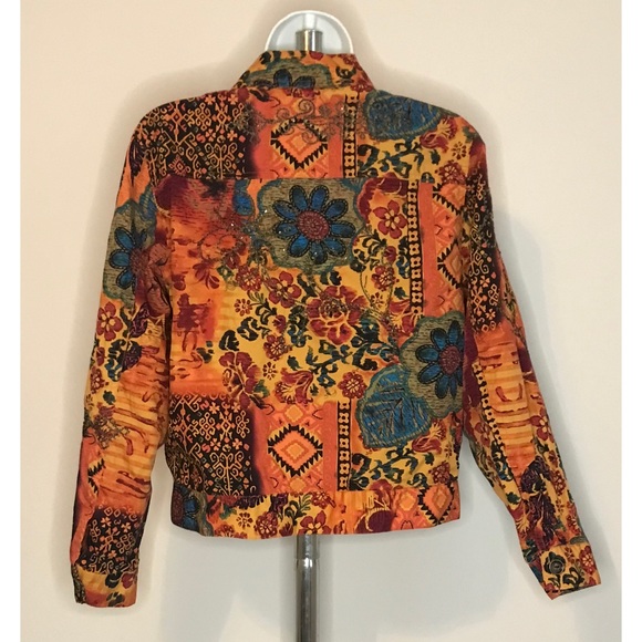 COLD WATER CREEK BUTTON UP LONG SLEEVE JACKET - Picture 4 of 6